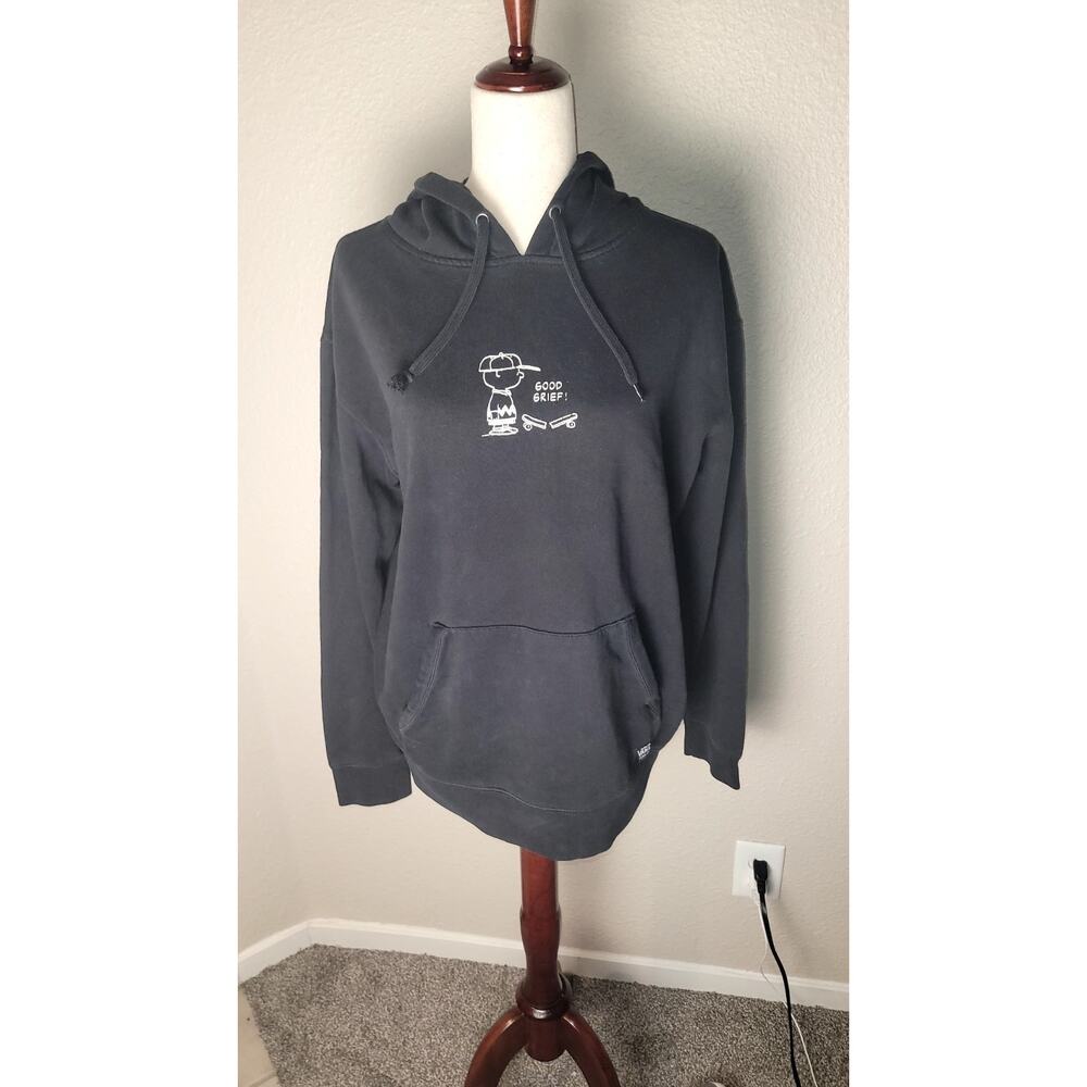 Special Edition Vans With The Peanuts Cartoon Sweatshirt Pullover Hoodie Large